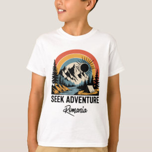 Seek Adventure Outdoor Romania Vacation T-Shirt