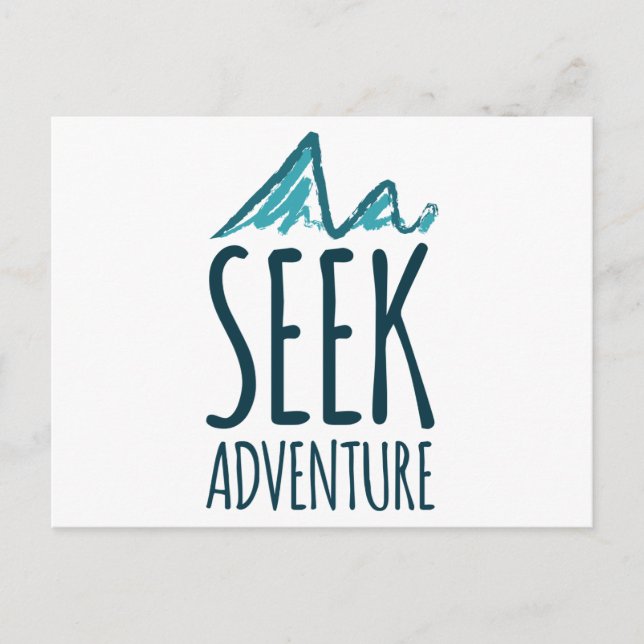 Seek Adventure Postcard (Front)