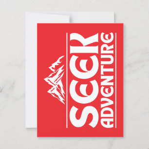 SEEK ADVENTURE POSTCARD