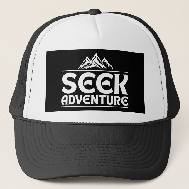 SEEK ADVENTURE TRUCKER HAT (Front)