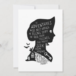 Seek Adventures Northanger Abbey Quote Invitation