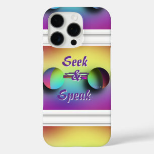 Seek And Speak Logo iPhone 16 Pro Case