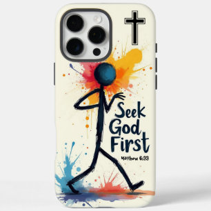 Seek God First iPhone 16 Pro Max Case