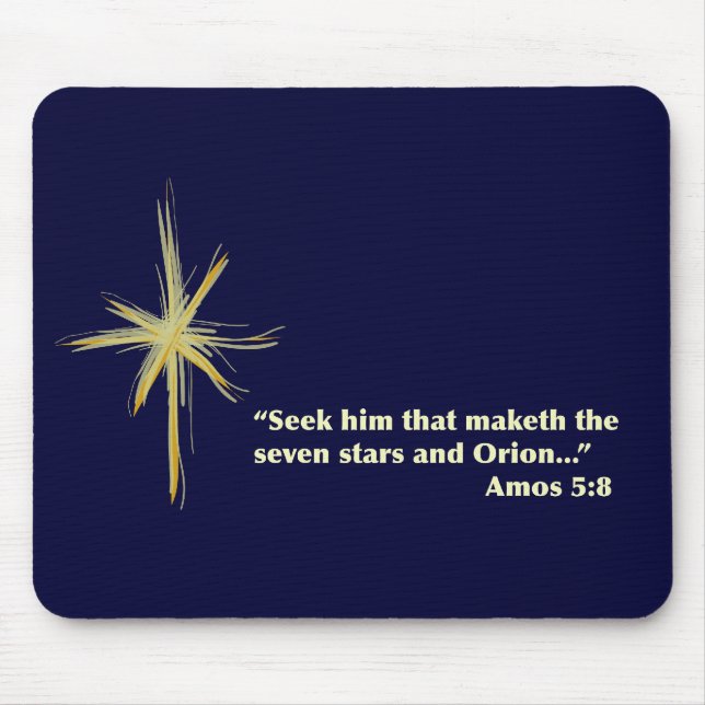 Seek Him mousepad (Front)