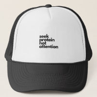 Seek Protein Not Attention Workout Gym Humour