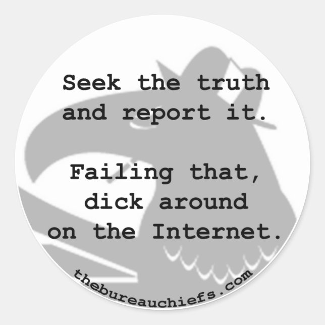 Seek the Truth Sticker (Front)