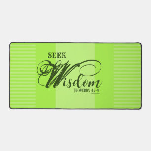 Seek Wisdom Desk Mat