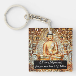 Seeking Enlightenment Key Ring