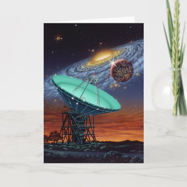 Seeking Intelligent Life in the Milky Way Card (Front)