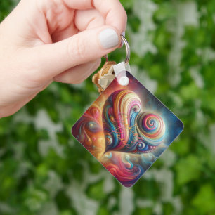 Seeking Peace Key Ring