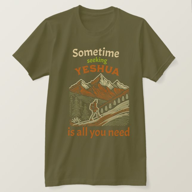 "Seeking Yeshua" T-Shirt (Design Front)