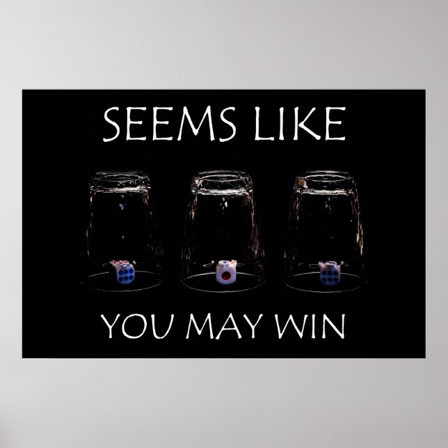 Seems like you may win poster (Front)