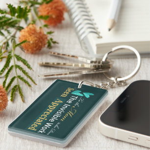 "Seen & Appreciated" Mom Keychain Gift
