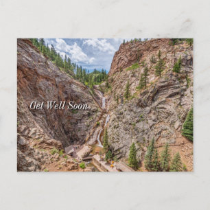 Seen Falls Colorado Get Well Postcard