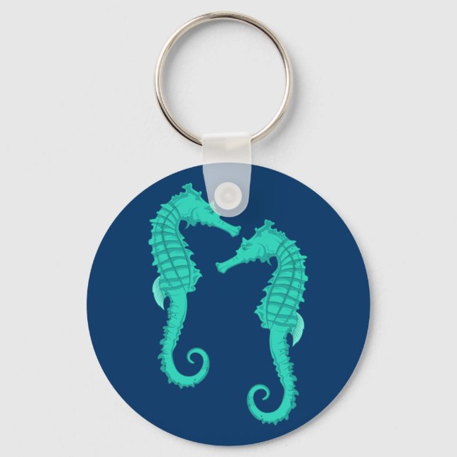 Seepferdchen sea horses key ring (Front)