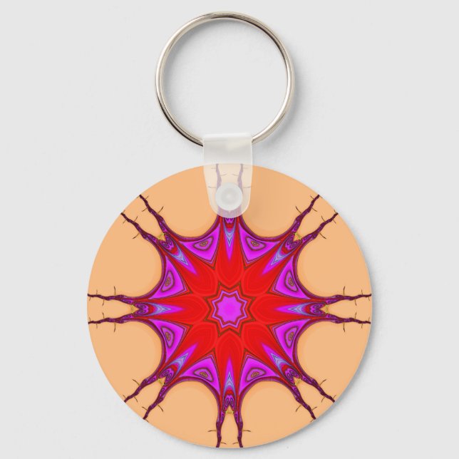 Seers Fractal Keychain (Front)