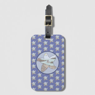 Seestern mit Muster Luggage Tag