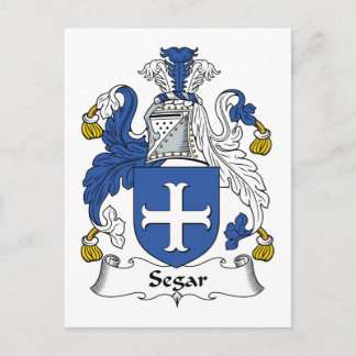 Segar Family Crest Postcard