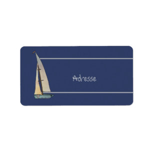 Segelschiff label