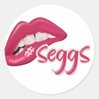 Seggs T-Shirt Classic Round Sticker