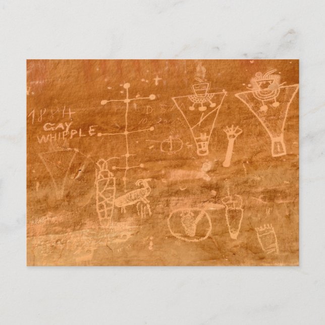 Sego Canyon Petroglyphs, Utah Postcard (Front)