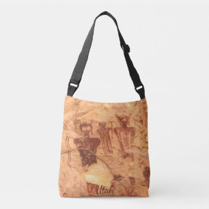 Sego Canyon Rock Art Utah Pictograph Crossbody Bag