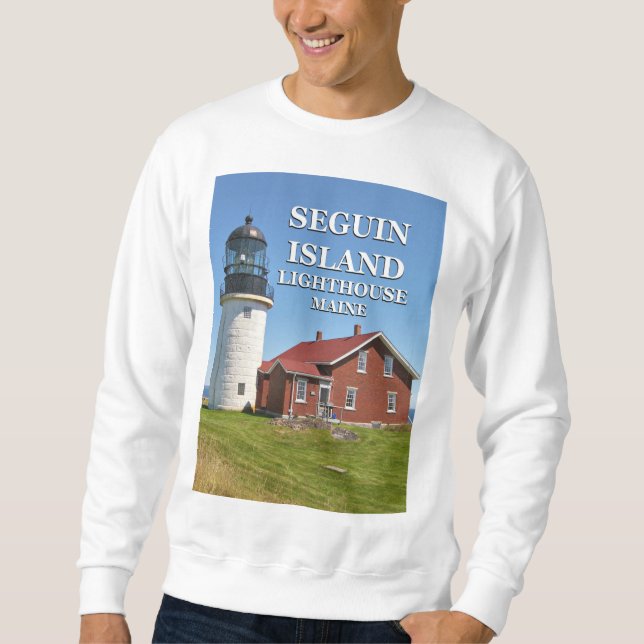 Seguin Island Lighthouse, Maine Sweatshirt (Front)