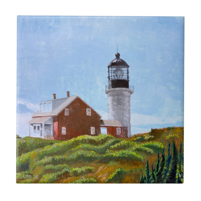 Seguin Island Lighthouse Tile (Front)