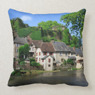 Segur-le-Chateau in France pillow
