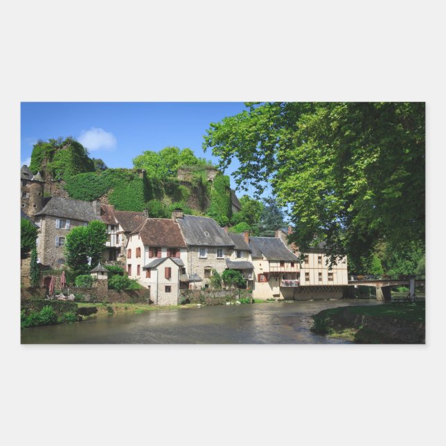 Segur-le-Chateau in France rectangular sticker (Front)