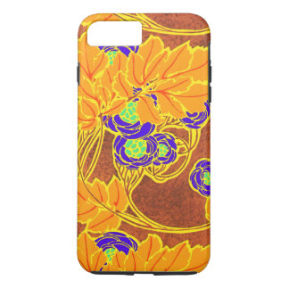 Séguy’s Art Nouveau Purple and Green Flowers Case-Mate iPhone Case
