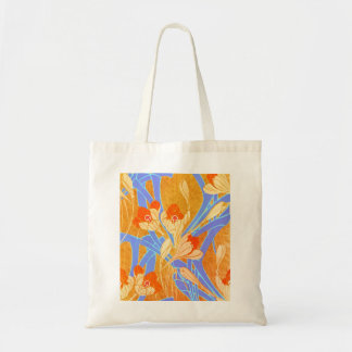 Seguy's Art Deco Orange Flowers - Bag