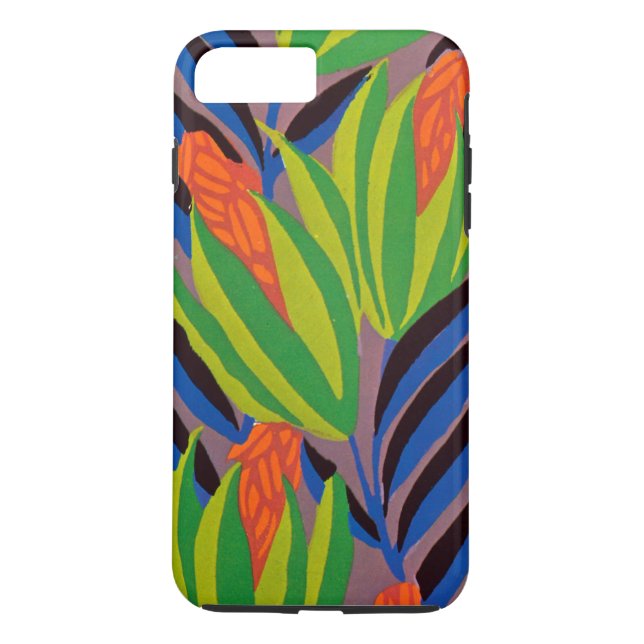Seguy's Art Deco Tropical Flowers Case-Mate iPhone Case (Back)