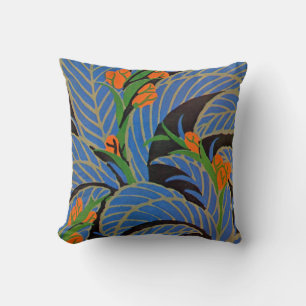 Seguy's Art Deco Tropical Night Cushion