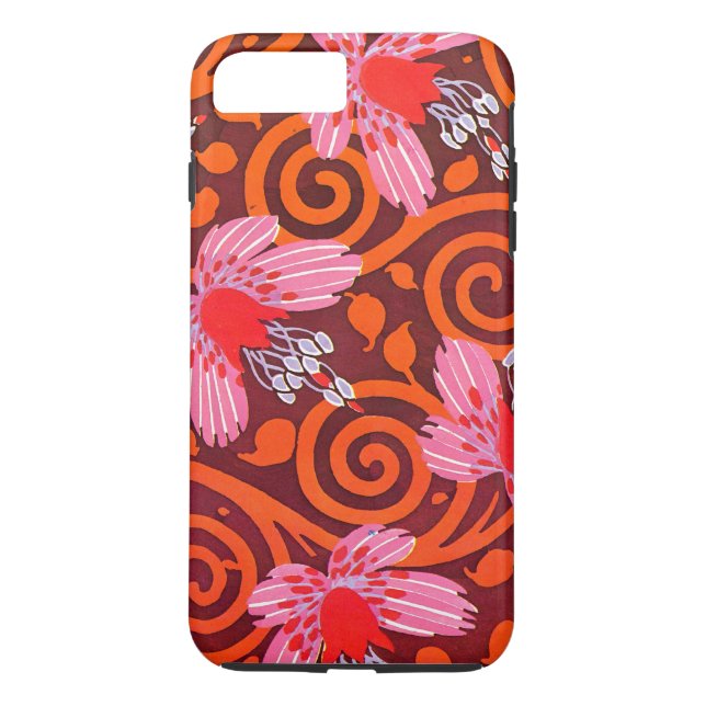 Seguy's Pink Flowers Case-Mate iPhone Case (Back)