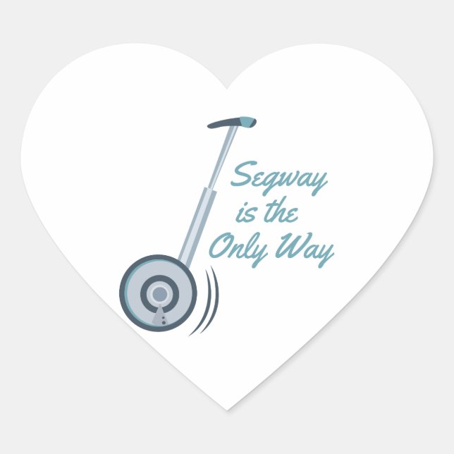 Segway Heart Sticker (Front)