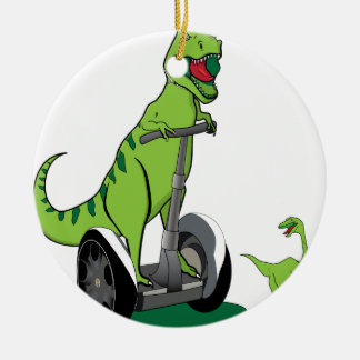 Segwayasaurus Ceramic Tree Decoration