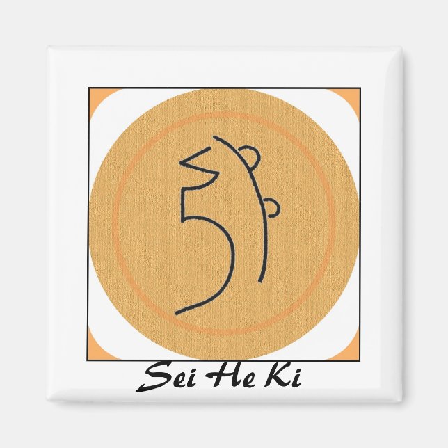 Sei He Ki Reiki Symbol Magnet (Front)
