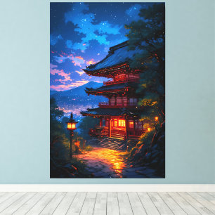 Seichi no Yoru (Sacred Night) Canvas Print
