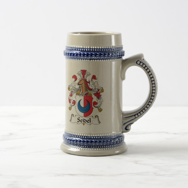 Seidel Family Crest Beer Stein (Right)