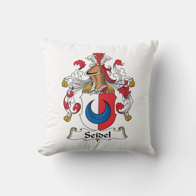 Seidel Family Crest Cushion (Front)