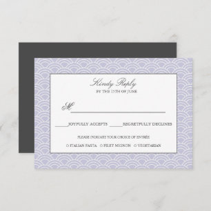 Seigaiha   Dusty Lilac Japanese wave menu option