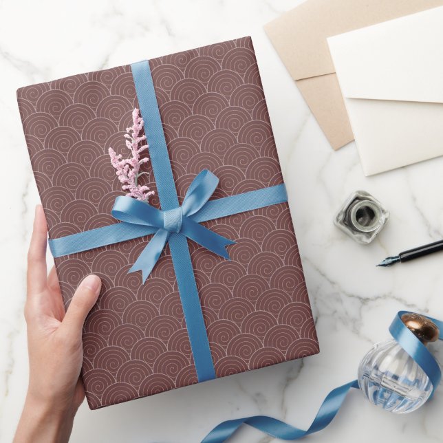 Seigaiha Japanese Wave Wrapping Paper (Gifting)