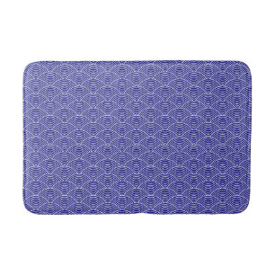 Seigaiha wave bath mat