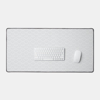 Seigaiha White | Desk Mat