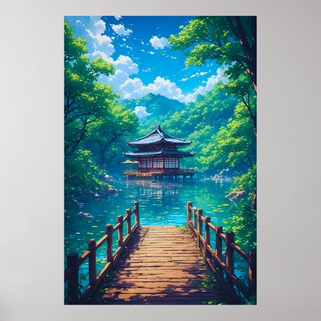 (Seijaku no Kohan) -  Lakeside Serenity Poster (Front)