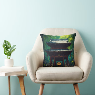 "Seijaku no Mon" – Gate of Tranquility Cushion