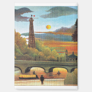 Seine and Eiffel Tower in Sunset, Magnet