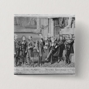 Seine deputies 15 cm square badge