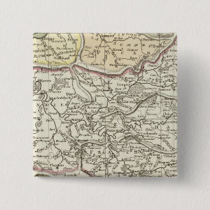 Seine River 15 Cm Square Badge